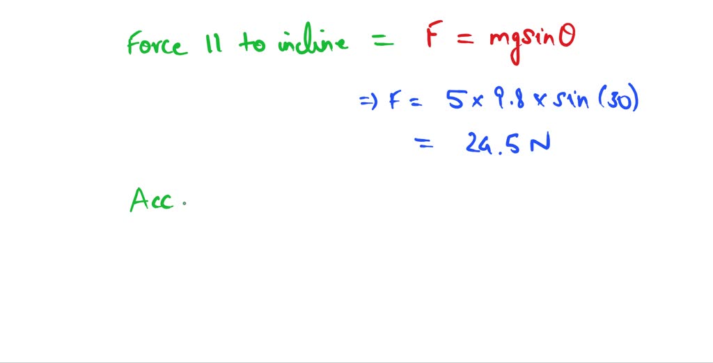 SOLVED: 'Problem 3 An inclined plane with mass M and angle is on a ...