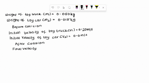 i-will-mark-brainliest-if-correct-a-0050-kg-toy-truck-moving-right-at-020-ms-collides-with-a-toy-race-car-weighing-0015-kg-initially-at-rest-on-a-frictionless-track-the-truck-keeps-moving-ri-16705