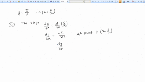 find-a-the-slope-of-the-curve-at-the-given-point-p-and-b-an-equation-of-the-tangent-line-at-p-y-epl2z-the-slope-of-the-curve-at-p-is-simplify-your-answer-28747