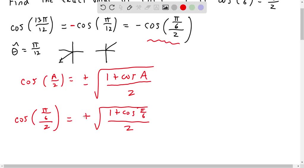 solved-find-the-exact-value-of-cos-13-12-knowing-that-cos-6