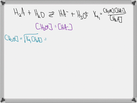for-the-diprotic-weak-acid-h2a-ka136106-m-and-ka269109-m-what-is-the-ph-of-a-00800-m-solution-of-h2a-what-are-the-equilibrium-concentrations-of-h2a-and-a2-in-this-solution