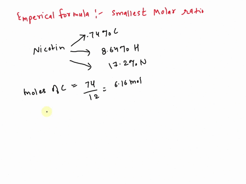 nicotine-is-made-up-of-740-c-864-h-and-172-n-what-is-its-empirical-formula