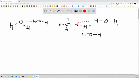 draw-all-of-the-hydrogen-bonding-interaction-pairs-in-a-solution-containing-methanol-choh-water-hzo-and-dimethylether-chochs-assume-that-you-have-more-thangne-molccule_of-ach-in-thesolution-11082