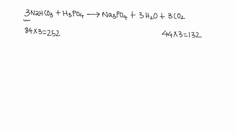 stoichiometry-sodium-bicarbonate-reacts-with-phosphoric-acid-via-the-following-unbalanced-chemical-equation-nahco3aq-h3po4aq-na3po4aq-h2ol-co2g-if-186-grams-of-sodium-bicarbonate-reacts-with-54206