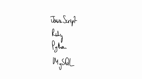 which-one-of-these-is-least-like-the-others-a-javascript-b-ruby-c-python-d-mysql