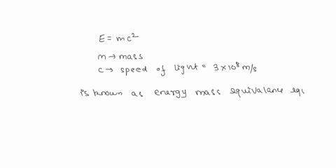 the-equation-e-mc-illustrates-that-travelling-at-the-speed-of-light-converts-matter-into-energy-rest-mass-and-energy-are-equivalent-energy-can-be-converted-into-mass-matter-can-be-converted-44151
