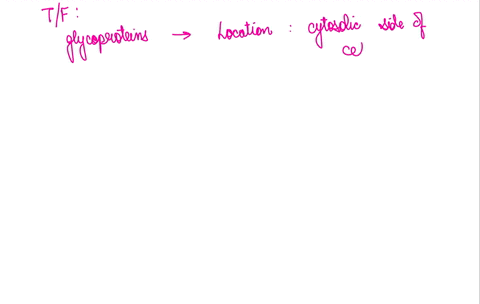 glycoproteins-are-present-on-the-cytosolic-side-of-the-cell-membrane-true-false-16403