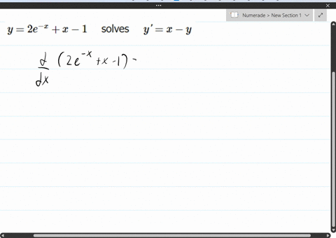 show-that-y-is-a-solution