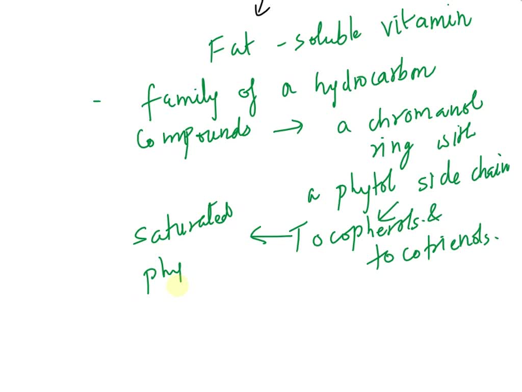 SOLVED Vitamin E is comprised of which family of compounds? Quinones