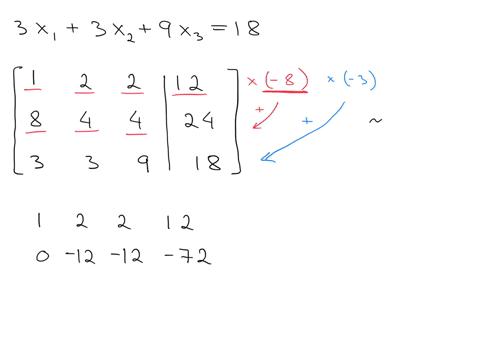 find-all-solutions-to-the-system-using-the-gauss-jordan-elimination-algorithm-2x2-4x2-3x2-2x3-12-4x3-24-9x3-18-8x1-3x1-select-the-correct-choice-below-and-if-necessary-fill-in-the-answer-box-60452