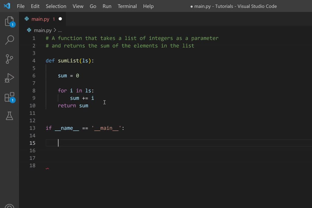 SOLVED: Write a Python function that takes a list of integers as a ...