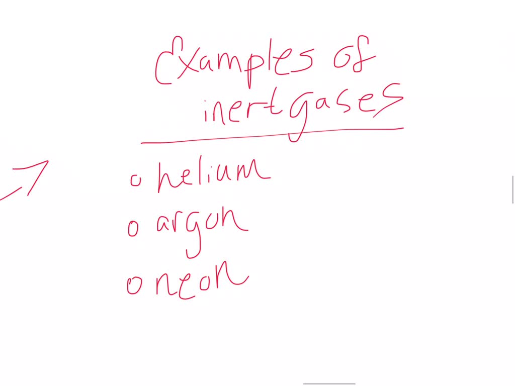 SOLVED find out the application of all the inert gases, prepare a Chart Of Application Of Inert Gases