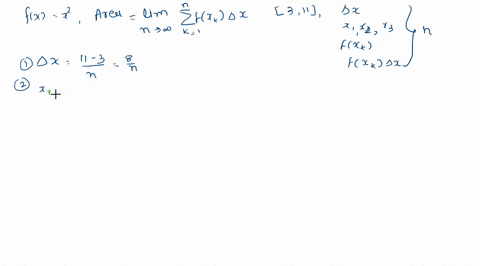 point-in-this-problem-you-will-calculate-the-area-between-fx-and-the-x-axis-over-the-interval-3-11-using-limit-of-right-endpoint-riemann-sums-area-lim-n_oc-fxax-express-the-following-quantit-16334