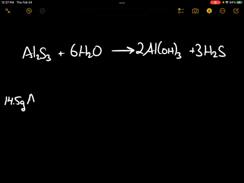 aluminum-sulfide-reacts-with-water-to-form-aluminum-hydroxide-and-hydrogen-sulfide-h2s-how-many-grams-of-aloh3-are-obtained-from-145g-al2s3-74974