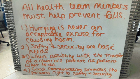 all-health-team-members-must-help-prevent-falls-which-is-incorrect-hurrying-is-never-an-acceptable-excuse-for-causing-harm-safety-and-security-are-basic-needs-when-assisting-with-the-transfer-of-a-co