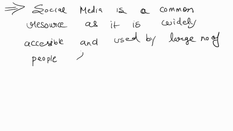 a-how-is-social-media-a-common-resource-b-in-your-use-of-social-media-have-you-had-to-deal-with-undesirable-behavior-of-others-is-this-an-externality-c-do-you-think-the-providers-of-social-m-18683