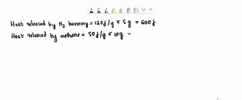 hydrogen-gives-off-120-jg-of-energy-when-burned-in-oxygen-and-methane-gives-off-50-jg-under-the-sa-2-43005