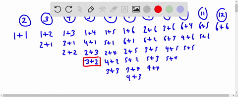 86-roll-two-fair-dice-separately-each-die-has-six-faces-a-list-the-sample-space-b-let-a-be-the-event-that-either-a-three-or-four-is-rolled-first-followed-by-an-even-number-find-pa-c-letbbe-t-61888