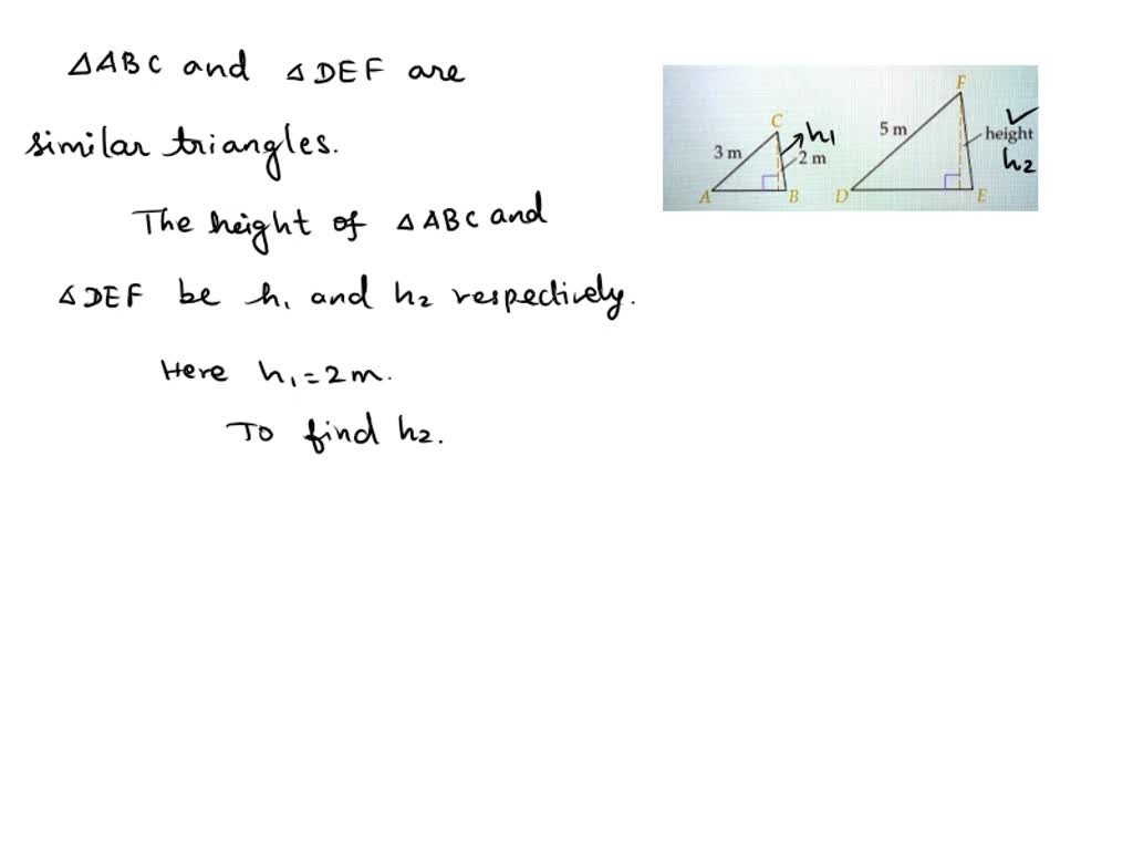 Solved Triangles Abc And Def Are Similar Triangles Solve Round To The Nearest Tenth Find The 3861