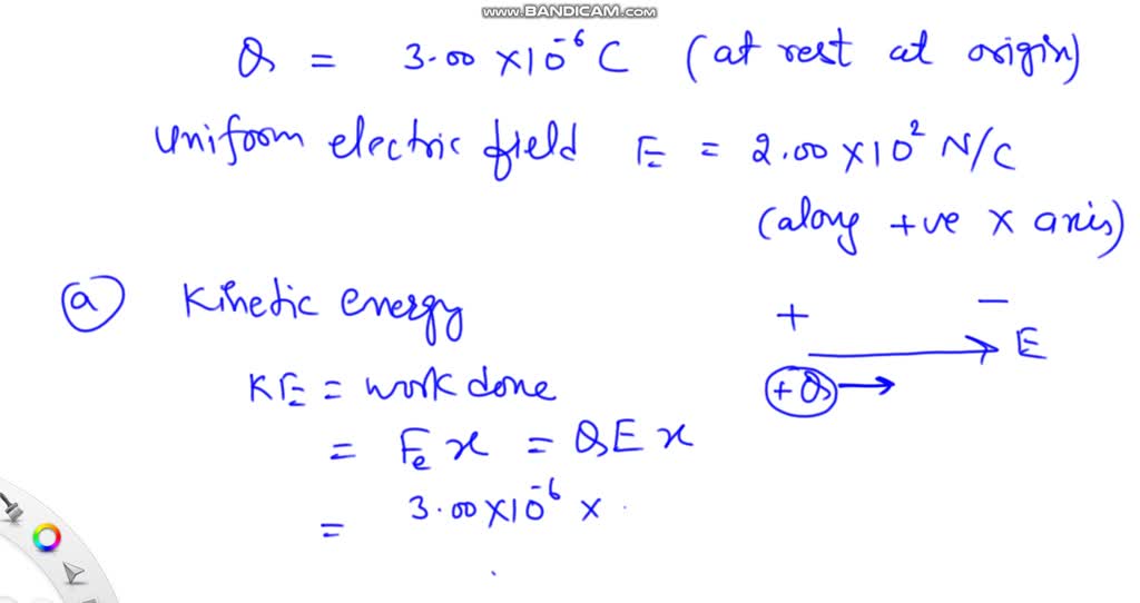 solved-a-point-charge-q-2-00-x-10-6-c-initially-at-rest-at-the