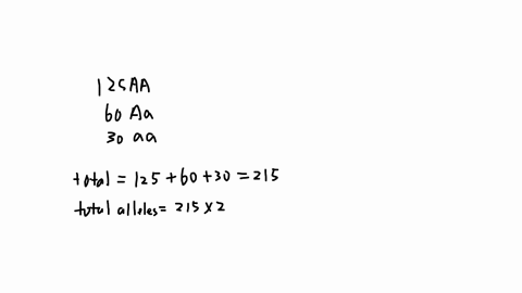 suppose-you-observed-125-aa-60-aa-and-30-aa-genotypes-calculate-allele-frequencies-of-a-and-a