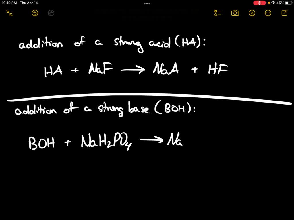 SOLVEDWrite a chemical equation to show what happens when a strong