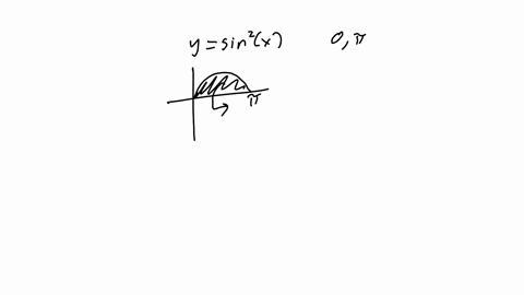 the-region-under-the-curve-y-sin-2-x-from-0-to-pi-is-rotated-about-the-x-axis-find-the-volume-of-the-74172