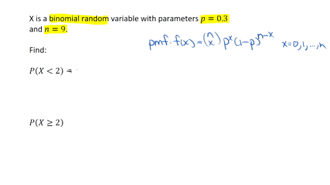 let-x-be-binomial-random-variable-with-parameters-p-03-and-n-9-calculate-the-following-probabilities-px-21-round-t0-decimals-px-2-2-round-t0-decimals-83455