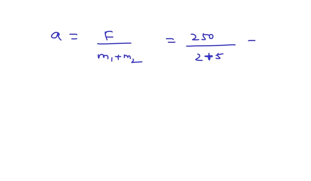 SOLVED A 2kg block and a 5kg block are connected by a spring with