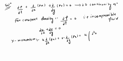 for-convective-heat-transfer-write-the-continuity-equation-equations-of-motions-and-energy-equation-for-a-two-dimensional-system-with-variable-properties-and-compressible-flow-then-reduce-th-61623
