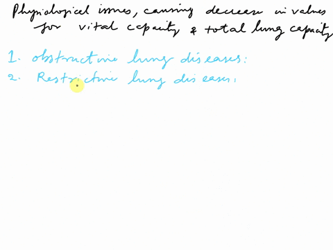 describe-physiological-issues-that-could-cause-significant-decreases-in-values-compared-to-normal-values-for-vital-capacity-and-total-lung-capacity-14098