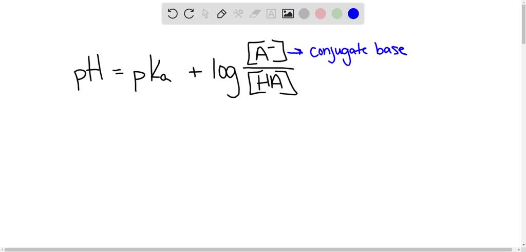 Solved Which Is The Correct Form Of The Henderson Hasselbalch Equation Select The Correct