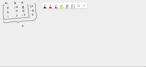 use-gaussian-elimination-to-find-the-complete-solution-to-the-following-system-of-equations-or-show-that-none-exists-sx-17y-8z-13-2x-ty-s2-5-x-3y-2z-select-the-correct-choice-below-and-if-ne-43193