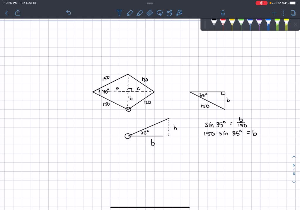 SOLVED: 1) An asymmetric pyramid has a base in the shape of a kite ...