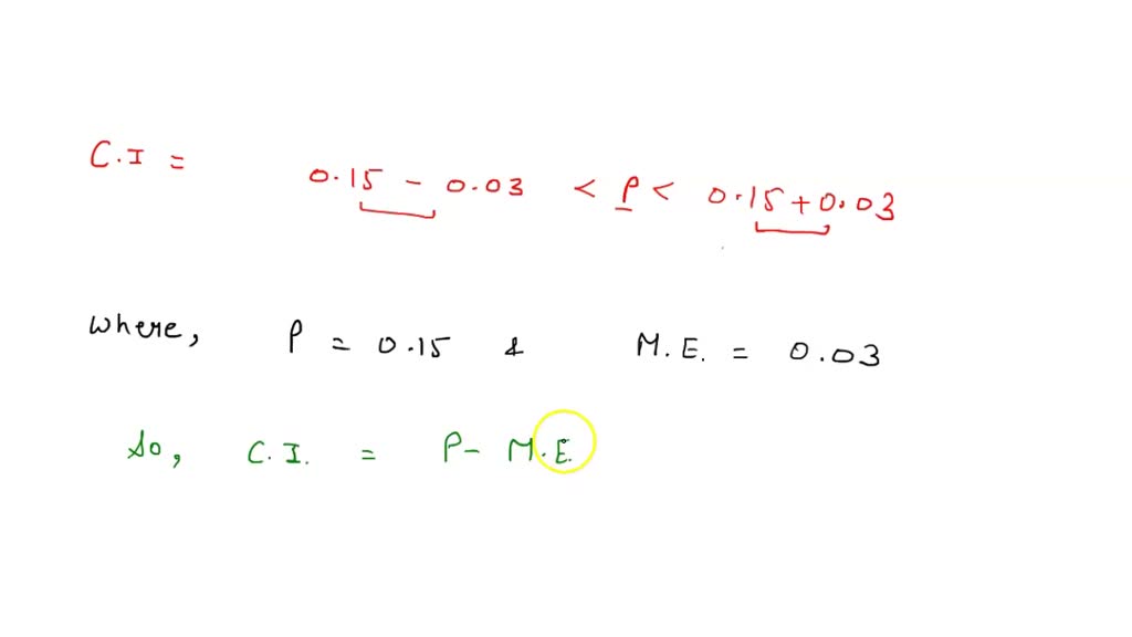 SOLVED Provide an appropriate response In a survey of 2480 golfers, 15