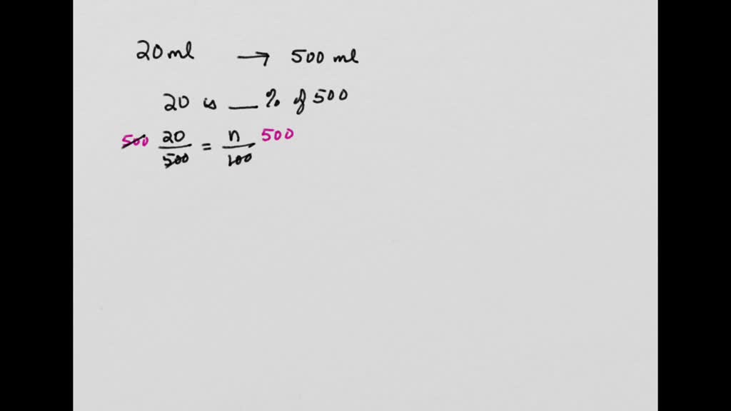 SOLVED Twenty Milliliters Of Ethyl Alcohol Is Present In 500 ML Of   6beb3004 Bd2f 4962 A5fd 1e600a221630 Large 