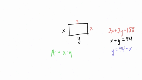 a-rectangular-area-is-enclosed-by-188-feet-of-fencing-what-dimensions-will-maximize-the-fenced-area-and-what-is-the-maximum-area-that-can-be-enclosed-length-feet-width-feet-area-square-feet-28987