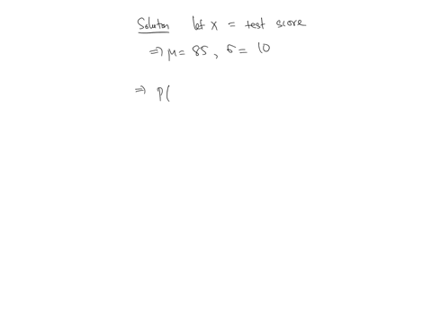 4-the-scores-on-an-exam-are-normally-distributed-with-mu85-and-sigma10-generous-extra-credit-allows-scores-to-occasionally-be-above-100-what-is-the-probability-that-a-randomly-selected-student-scores