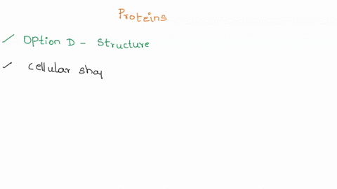 which-of-the-following-is-a-function-of-proteins-in-cells-a-energy-storage-b-gene-storage-and-access-c-membrane-fluidity-d-structure-2