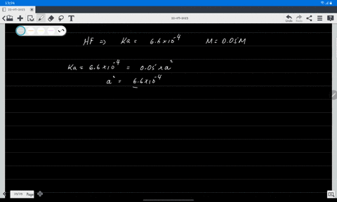 calculate-the-ph-of-a-005-m-solution-of-hydrofluoric-acid-the-ka-of-hydrofluoric-acid-is-66x10-4-your-answer-answer-08198