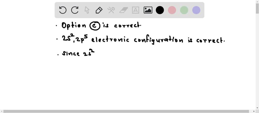 SOLVED: Consider the following neutral electron configurations in which ...