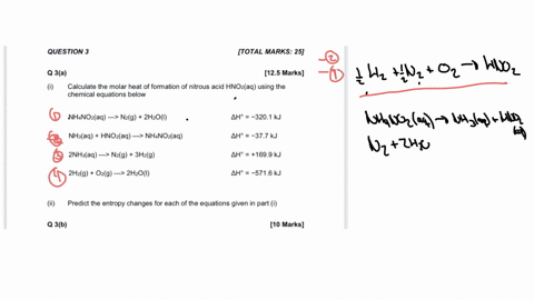 question-3-total-marks-25-q-3a-125-marks-i-calculate-the-molar-heat-of-formation-of-nitrous-acid-mathrmhno_2mathrmaq-using-the-chemical-equations-below-beginarrayll-mathrmnh_4-mathrmno_2mathrmaq-mathr