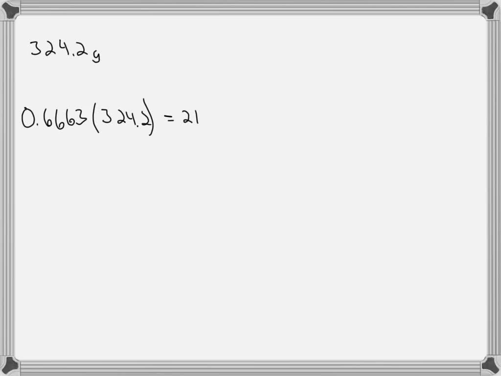 solved-an-organic-compound-has-a-molecular-mass-of-324-2-amu-and