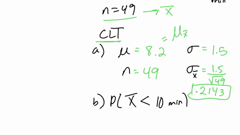 the-amount-of-time-that-a-customer-spends-waiting-at-an-airport-check-in-counter-is-a-random-variable-with-mean-82-minutes-and-standard-deviation-15-minutes-suppose-that-a-random-sample-of-n-48574