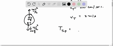 SOLVED A 30.0 g ball at the end of a string is swung in a