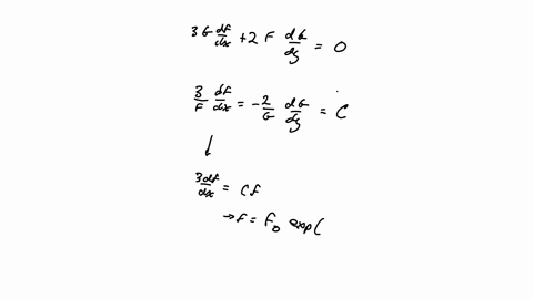 a-solve-the-following-pde-by-separation-of-variables-method-3dudx-2dudy-0-ux0-4e-x-5-marks-b-solve-the-given-equationsi-dxxydyy2-dzzxy-2x2-5-marksc-obtain-the-partial-differential-equation-w-50166