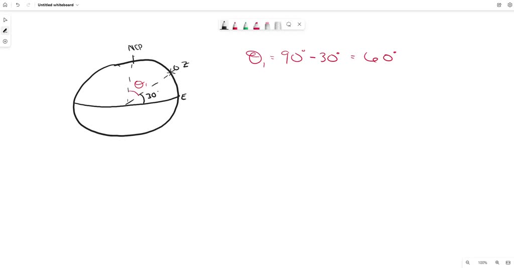 SOLVED If you are at latitude 30 degrees north of Earth's equator