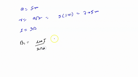 there-are-three-conducting-wires-located-at-the-four-corners-of-a-square-of-side-5-m-as-shown-in-the-figure-below-each-wire-is-carrying-3-a-current-the-direction-of-the-current-is-marked-by-79625