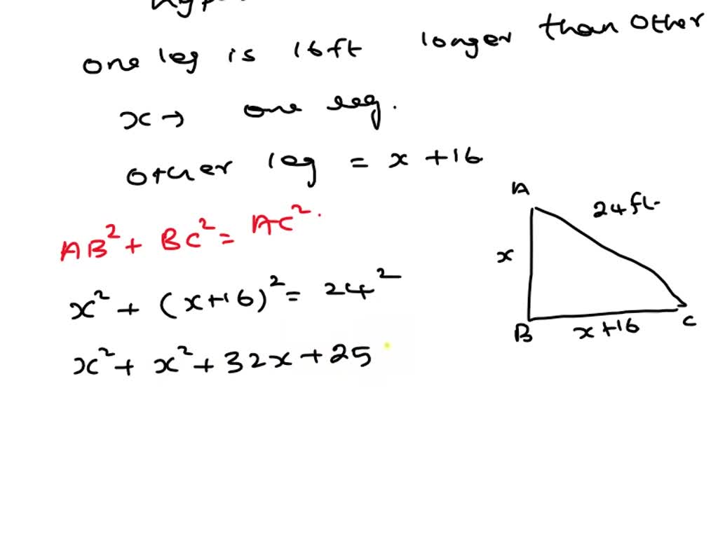 solved-a-right-triangle-has-legs-of-lengths-12-ft-and-16-ft-find-the