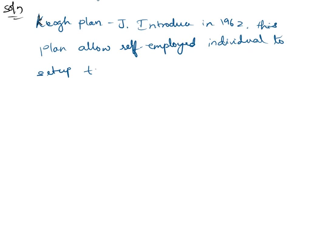 VIDEO solution **Tax Accounting for Pension Plans Brief Overview